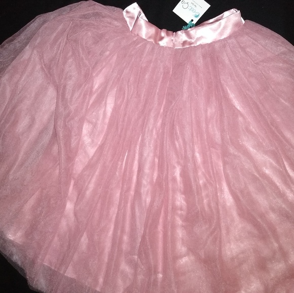 Colette Gray Pink Soft Tulle Skirt - MidiC'EST ÇA - Picture 4 of 8
